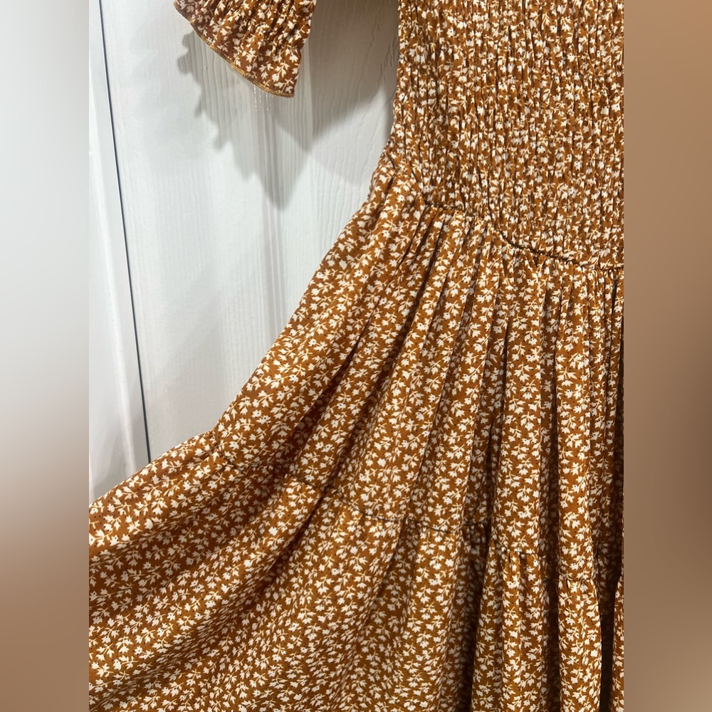 Orange Creek S Orange Jude Floral Smocked Dress - Picture 9 of 9